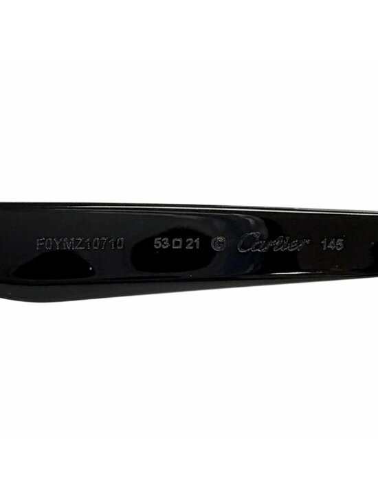 Cartier Premiere de Boston Sunglasses Eyewear Black Blue 53 main image 4